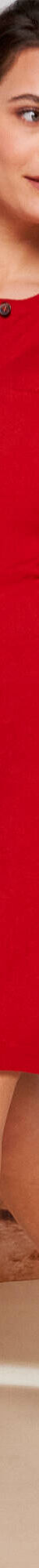 Robe pull boutonnée, manches longues (rouge foncé) Robe pull boutonnée, manches longues (rouge foncé)